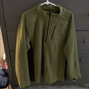 Men’s Pacific Trail 2XL pullover. Olive green/blk